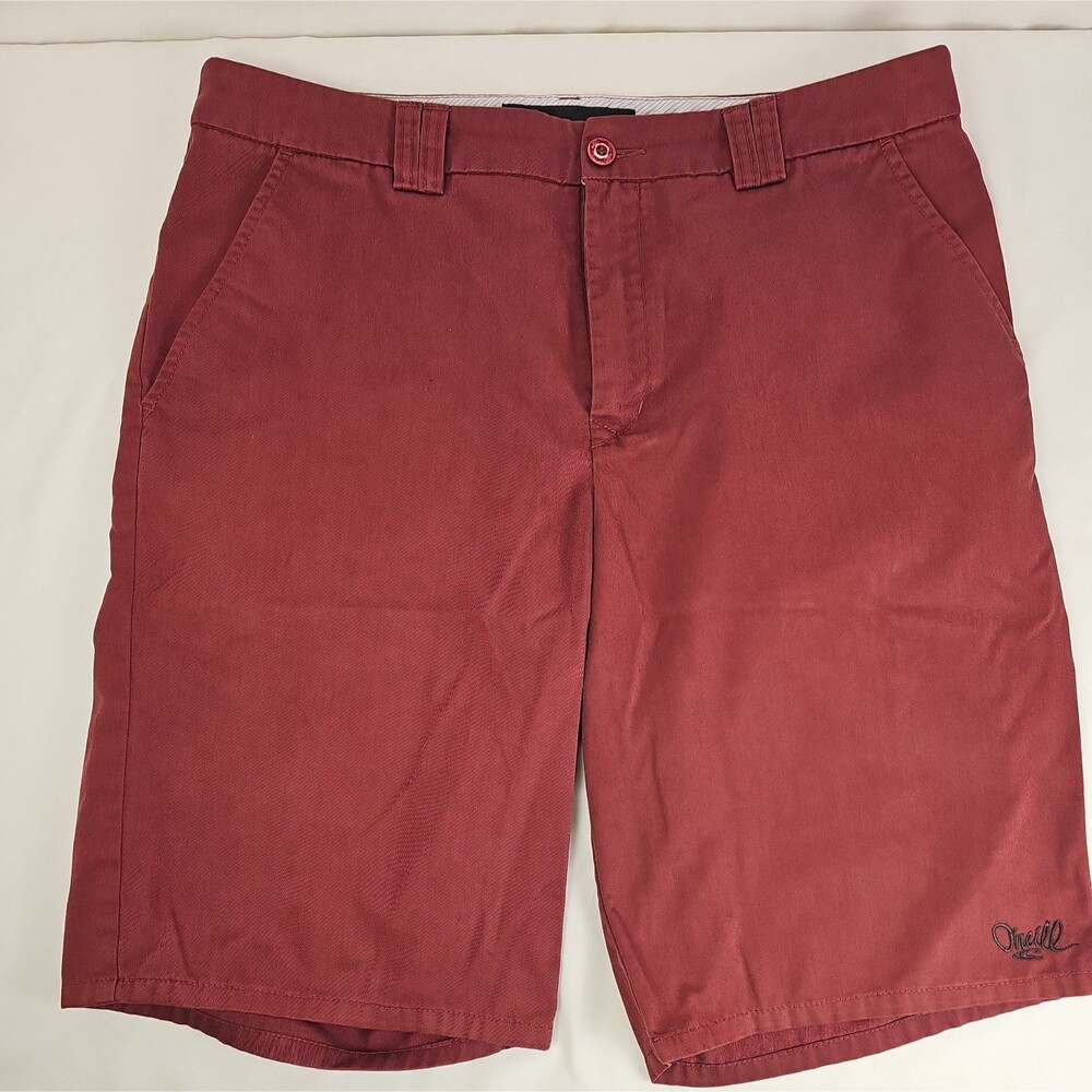 O’Neill Chino Shorts Men's 36 Burgundy
